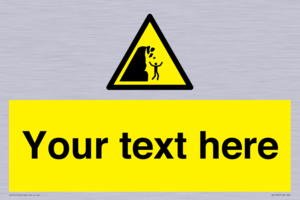 Custom Warning unstable cliff